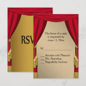 Filmthema Curtains Gold RSVP (Voorkant / Achterkant)