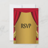 Filmthema Curtains Gold RSVP (Achterkant)