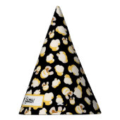 Filmthema Popcorn Pattern Birthday Feesthoedjes (Rechts)