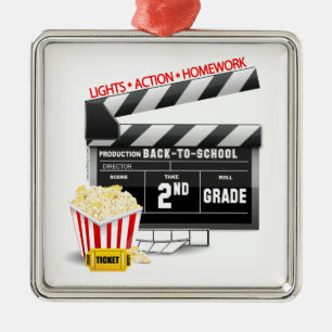 Filmthema Tweede rang Metalen Ornament