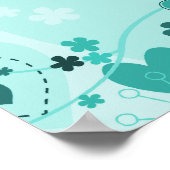 Filmtuin in het Poster Turquoise (Hoek)