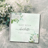 Filmvormige eucalyptus groene notitieboek