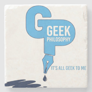 Filoserie Glas voor nerds Stenen Onderzetter