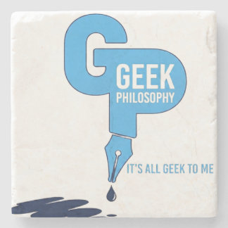 Filoserie Glas voor nerds Stenen Onderzetter