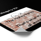 Filosofie 101 - poster/druk poster (Hoek)