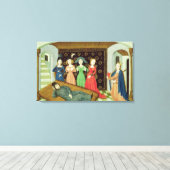 Filosofie en de Muses Canvas Afdruk (Insitu (Houten vloer))