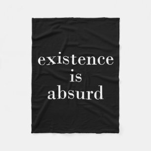 Filosofie, Quote, Grappig, Intellectueel, Filosoof Fleece Deken