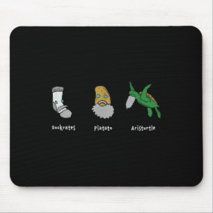 Filosofie Socrates Plato Aristoteles Design voor P Muismat