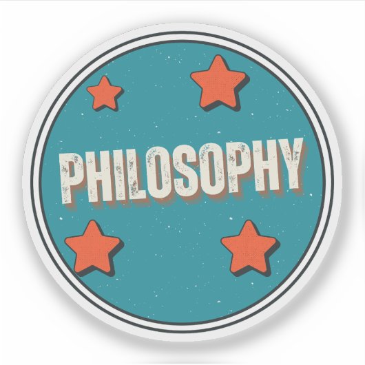 Filosofie Sticker (Voorkant)