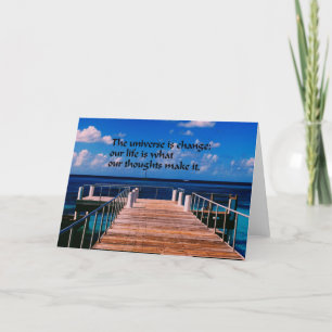 Filosofisch citaat kaart