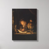 Filosoof Alchemist in het laboratorium Canvas Afdruk (Voorkant)