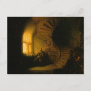 Filosoof in Meditation Briefkaart