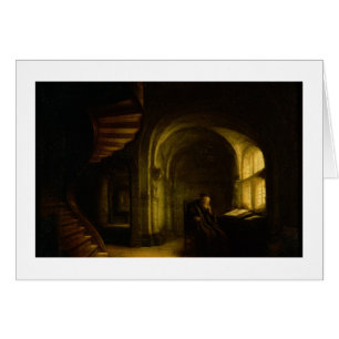 Filosoof met een Open Boek, 1625-7 (olie op ruit)