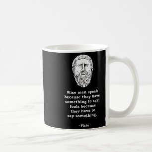Filosoof Plato Quote - Filosofie Student Nerd Koffiemok