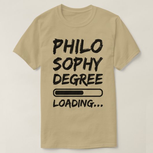 Filosophy Degree Loading1 T-shirt (Design voorkant)