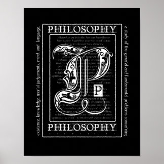 Filosophy Poster
