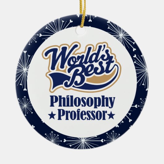 Filosophy Professor Gift Ornament (Voorkant)