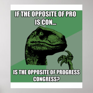 Filosoraptor Progress Vs Congres Poster