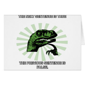 Filosoraptor waar en vals