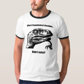 Filosoraptor: Wat als hypothetische situaties... T-shirt