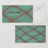 Fils à crochet - carte de visite (Devant / Derrière)