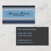 Fils artisanal cartes de visite sur mesure (Devant / Derrière)