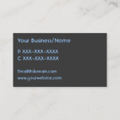 Fils artisanal cartes de visite sur mesure (Dos)