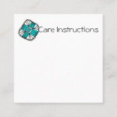 Fils Carrés/Crochet/Tricot Cartes de visite (Dos)