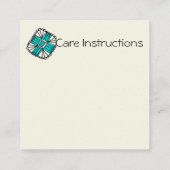 Fils Carrés/Crochet/Tricot Cartes de visite (Dos)