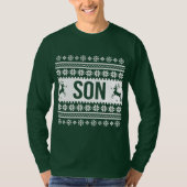Fils chemise Vilain Sweat de Noël fils (Devant)