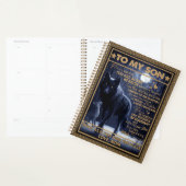 Fils d'amour| Lettre à mon fils Ne vous sentez jam (Devant avec enveloppe)