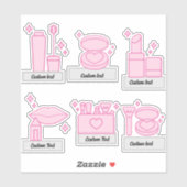 Fils de ceinture personnalisés, sticker de maquill (Feuille)