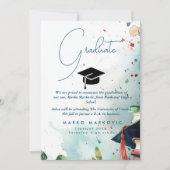 Fils de diplôme I Colorful Faire-part (Devant)