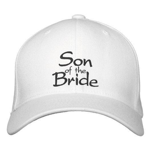 Fils de la mariée Casquette Mariage brodé (Devant)