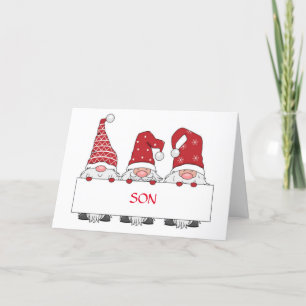 **FILS** DE LUTINS POUR CARTE DE NOËL
