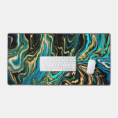 Fils de peinture Black Gold Turquoise bleu (Clavier et souris)