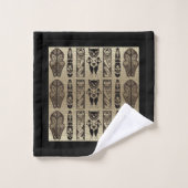 « Fils d'or de la tradition » : (Gant de toilette)