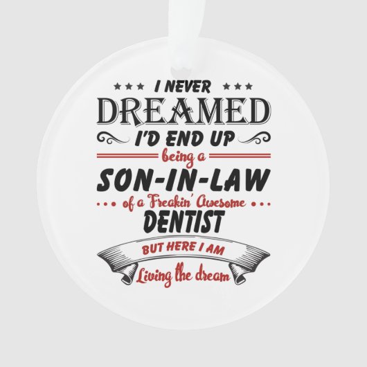 Fils En Droit D'Un Dentiste Awesome (devant)