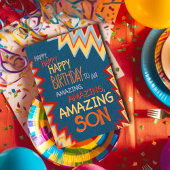 Fils Extraordinaire Anniversaire Carte d'Inspirété