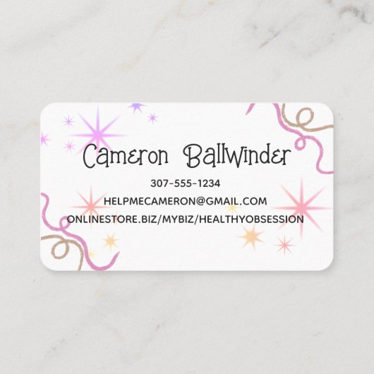 Fils mignon filés à la main tricot crochet carte d (Dos)