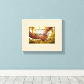 Fils quittant le poème à la maison sur toile (Insitu (Plancher de Bois))