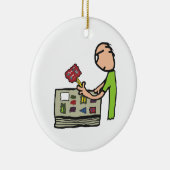 Filterstempel verzamelen keramisch ornament (Rechts)