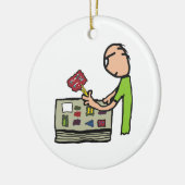 Filterstempel verzamelen keramisch ornament (Links)