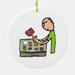 Filterstempel verzamelen keramisch ornament