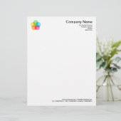 Filterventiel Briefhoofd Ontwerp (Staand voorkant)