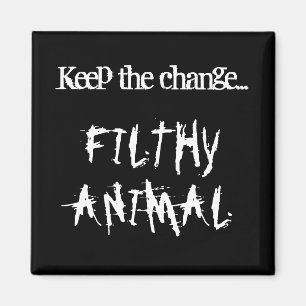 Filthy Animal Magnet (zwart) Magneet