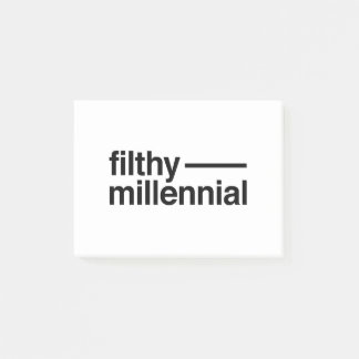 Filthy Millennial Post-it® Notes