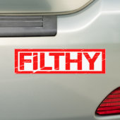 Filthy Stamp Bumpersticker (Op auto)