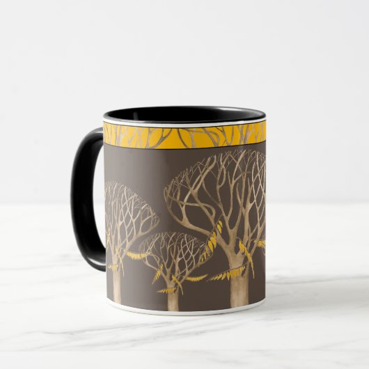 Fin automne sur 11 oz. Mug combo (B) (Devant gauche)