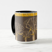 Fin automne sur 15 oz. Mug combo (B) (Devant gauche)